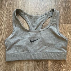 Nike Gray Dri-Fit Sports Bra in Size XS
